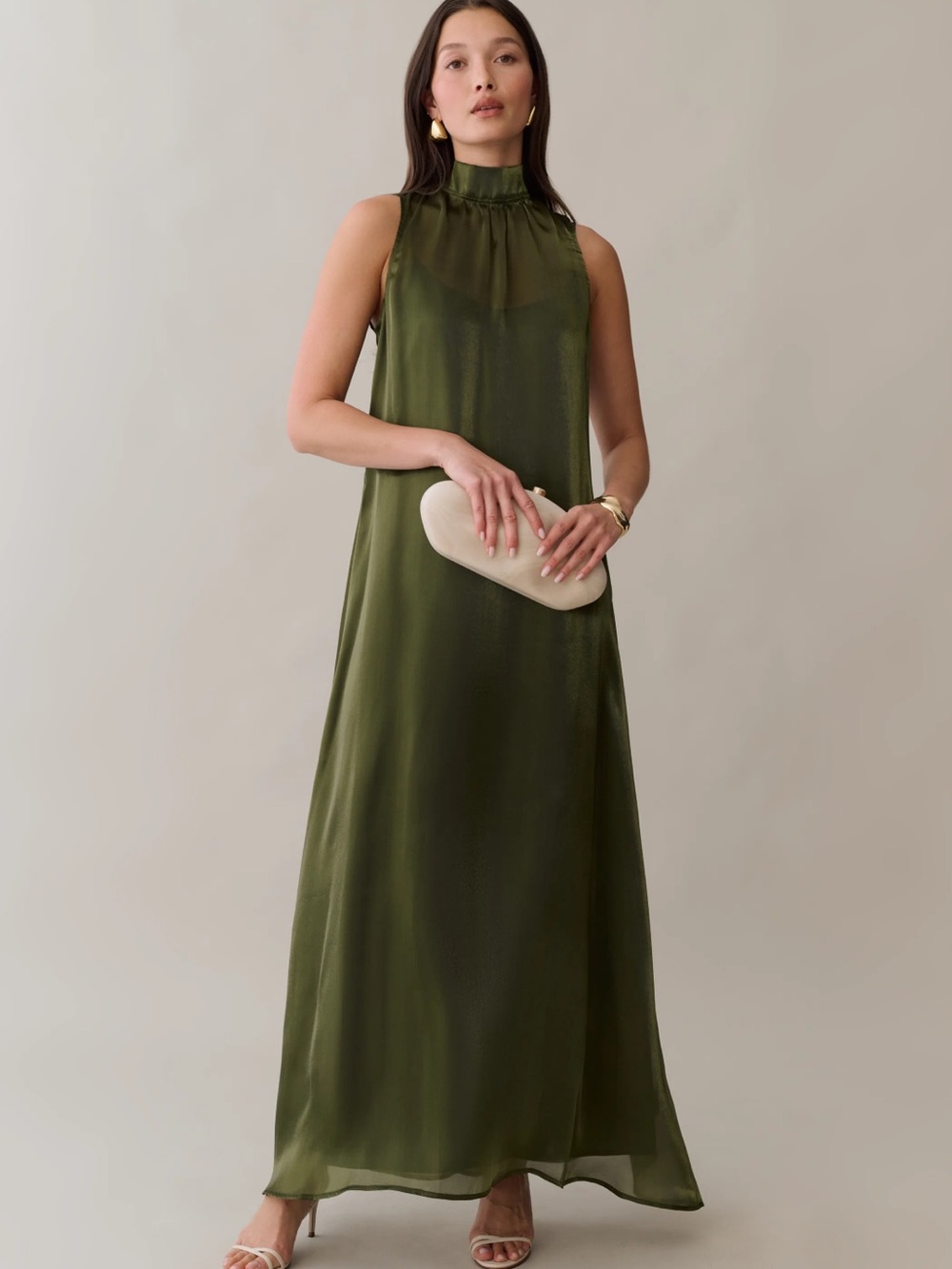 Few Moda Alette Dress - Olive NWT L